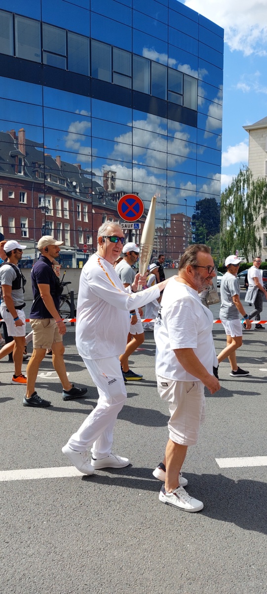 Passage de la Flamme Paralympique à Amiens  - 26/08/2024